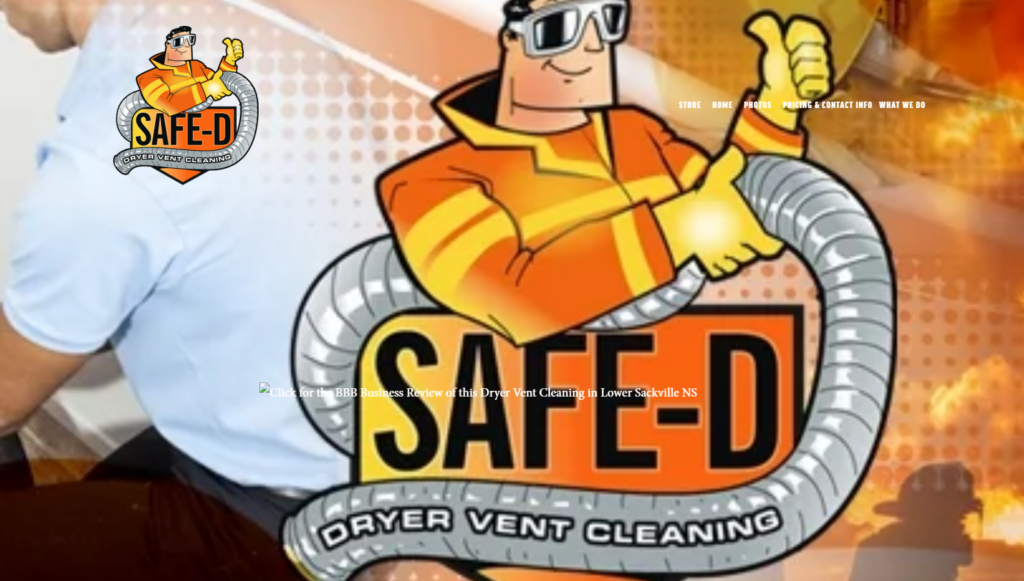 safe-d dryer vent cleaning homepage