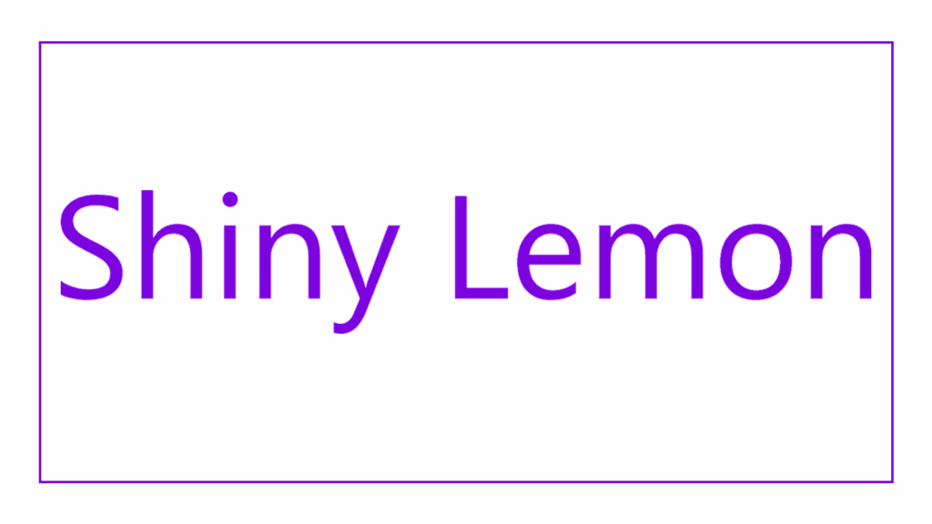 shiny-lemon