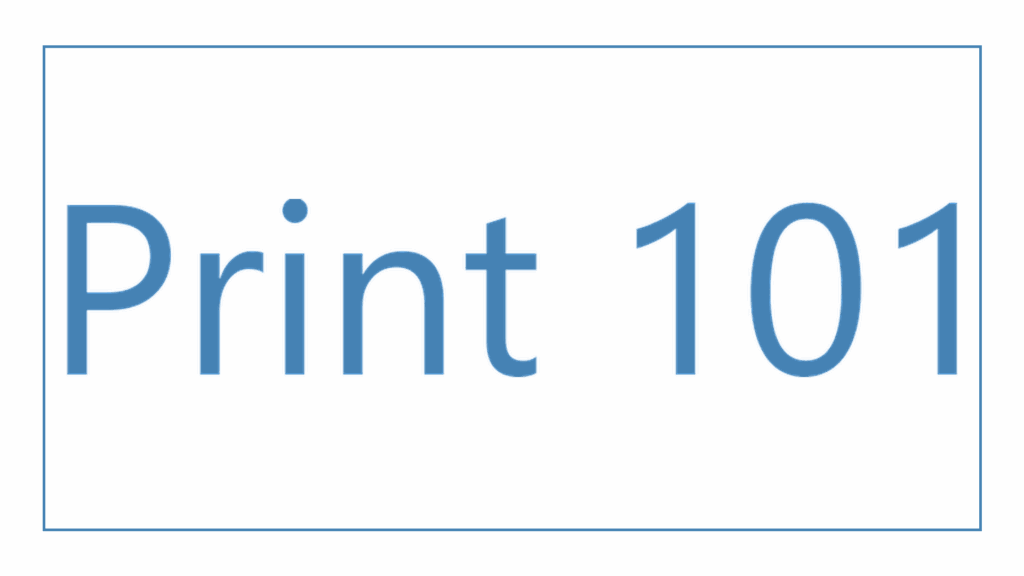 print-101